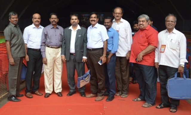 KVR with Ayub Ali, Chenna, Gopalan Kutty and others